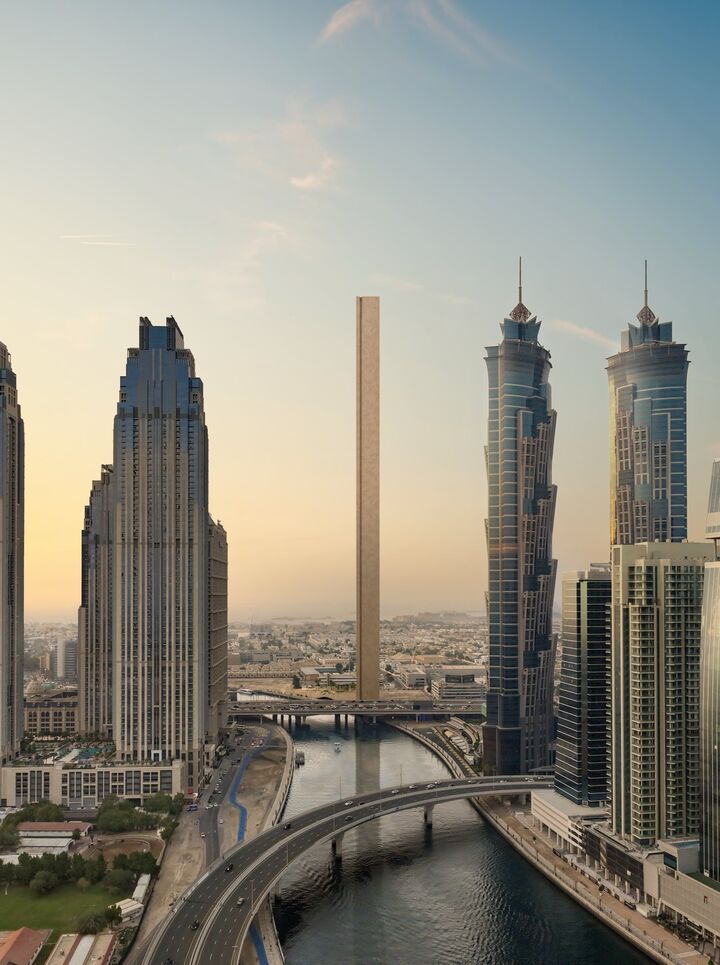 View over the Dubai Water Canal