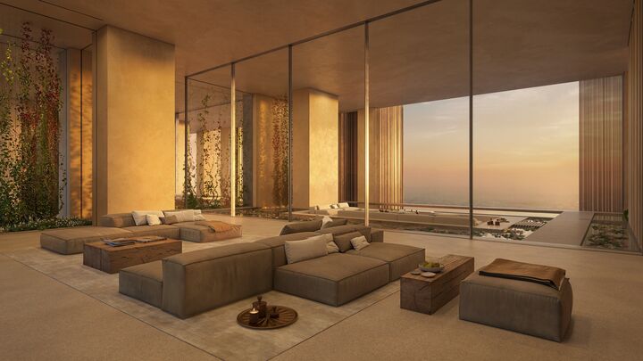 Living room · sunset