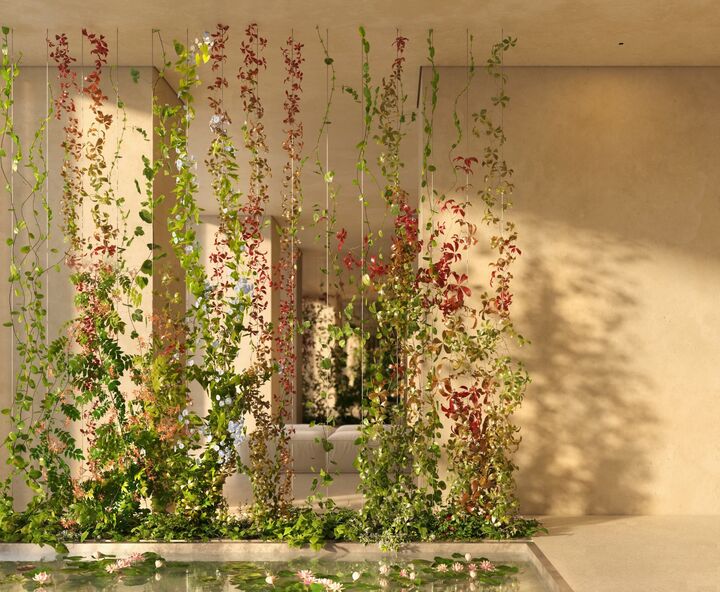 Garden on the façade